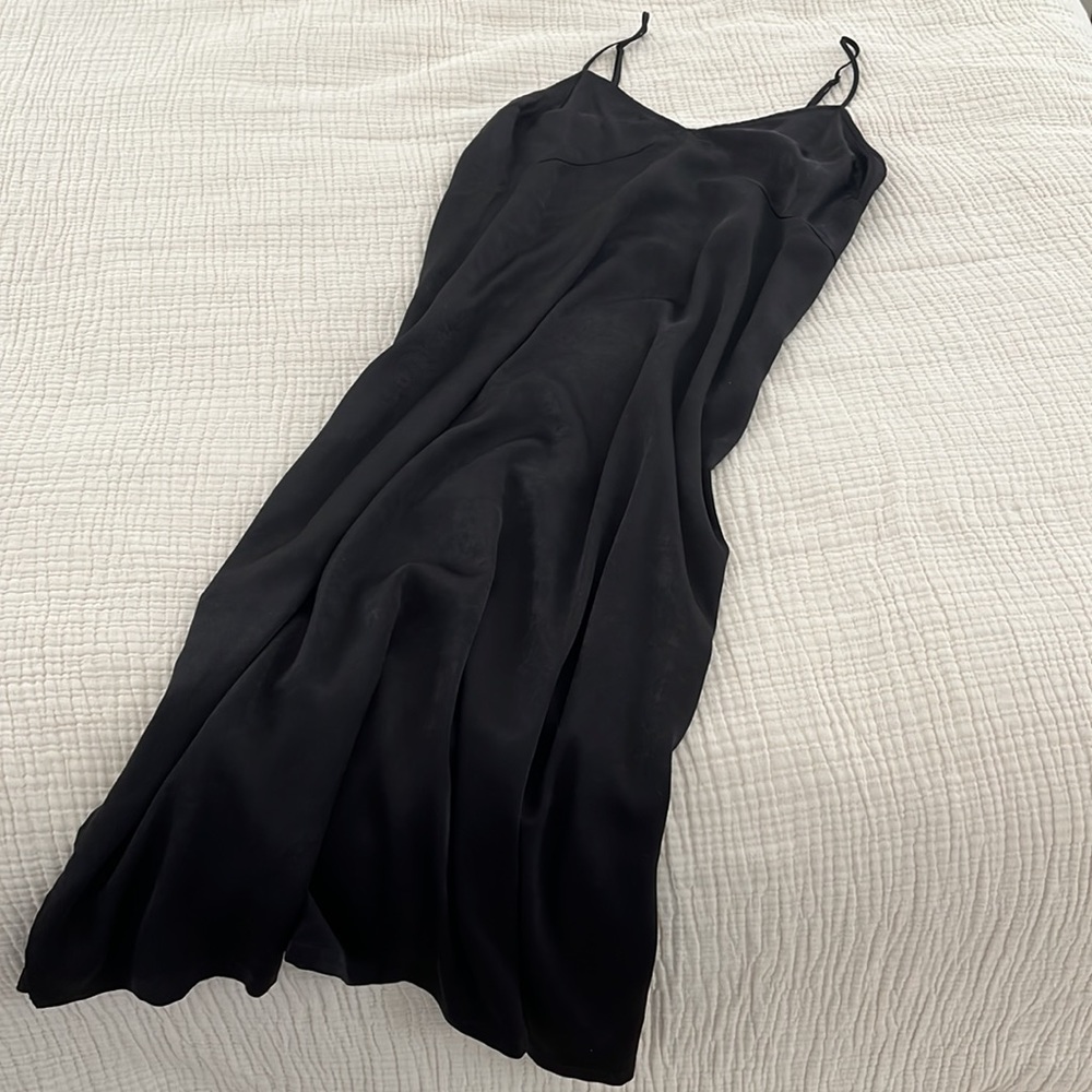 Nordstrom black slip dress